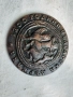Стар бронзов плакет 1300 години българска държава, снимка 1