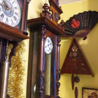 Юнгханс стар немски часовник височина 103 с, снимка 2 - Стенни часовници - 35290397