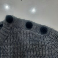 Сив пуловер унисекс, снимка 4 - Блузи с дълъг ръкав и пуловери - 39020630