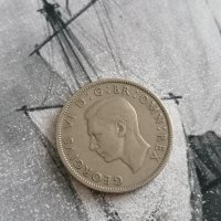 Монета - Великобритания - 2 шилинга | 1949г., снимка 2 - Нумизматика и бонистика - 42962952