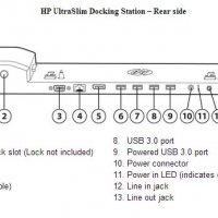 Докинг станция HP 2013 UltraSlim Dock HSTNN-IX10 + Гаранция, снимка 2 - Лаптоп аксесоари - 24850561