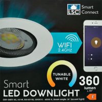 LSC Smart Connect LED Downlight смарт луничка, снимка 1 - Лампи за таван - 44029178