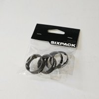 Комплект / сет карбонови спейсъри Sixpack 5mm / 10mm, снимка 2 - Части за велосипеди - 43839852