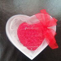 Сърце от рози за подарък, снимка 2 - Романтични подаръци - 39461874