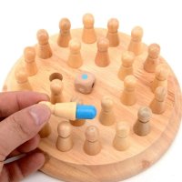 Класически дървен мемори шах Логически шах за памет и забавление Memory chess, снимка 2 - Образователни игри - 43092748