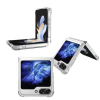 Samsung Galaxy Z Flip5 - Удароустойчив Прозрачен Кейс MAGNETIC, снимка 3 - Калъфи, кейсове - 43309150