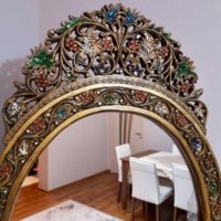 Старинна огледало, снимка 1 - Други ценни предмети - 33262759
