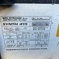 Телоподаващо Weldtronic Synth 415, снимка 5 - Други машини и части - 43534808