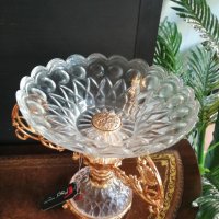 Луксозна стъклена бонбониера , снимка 4 - Декорация за дома - 38255369