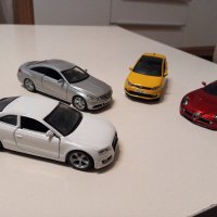 Метални Burago 1:32  Audi A5, VW Polo GTi, Alfa Romeo 8c competitione, снимка 1 - Колекции - 43341697
