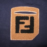 Fendi мъжки пуловер тъмно син размер ХL и М нов с етикет, снимка 4 - Пуловери - 35025187