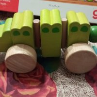 Коледен дървен пъзел и играчка за дърпане, снимка 4 - Образователни игри - 32441742
