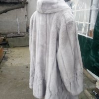 Елегантно дамско палто от еко кожа, снимка 7 - Палта, манта - 27557636