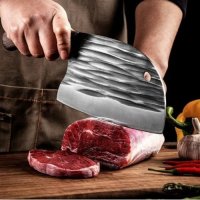 Професионален здрав кухненски масивен готварски сатър за месо, снимка 9 - Прибори за хранене, готвене и сервиране - 44081536