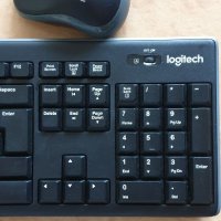 Безжичен комплект клавиатура и мишка LOGITECH, снимка 3 - Клавиатури и мишки - 37860347