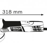 Ъглошлайф Bosch Professional GWS 7-125, 720 W, 220 V, СИН ЦВЯТ,Германия, снимка 5 - Други инструменти - 35381264