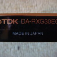 DAT касета TDK DA-RXG 30, снимка 3 - Други - 43352258