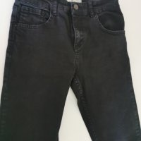Черен панталон тип дънки 152см, снимка 4 - Детски панталони и дънки - 32788029