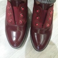 Нови дамски обувки бордо № 37, снимка 9 - Дамски ежедневни обувки - 26740117