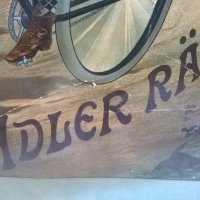 плакат оригинален, антика, ретро, Адлер Adler Rader уникат, снимка 3 - Антикварни и старинни предмети - 28513876