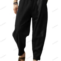 Ежедневни мъжки свободни панталони с шнур, 7цвята, снимка 5 - Панталони - 44054028