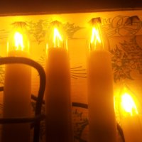 Ретро новогодишно осветление, ел. свещички за елха, снимка 8 - Колекции - 37129242