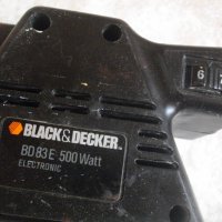 С РЕГУЛАЦИЯ-Black Decker BD83-Немски Професионален-Лентов Шлайф-500 Вата-180м/мин-Отличен-Блек Декер, снимка 9 - Други инструменти - 33138837