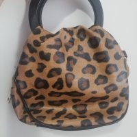 Дамска чанта Леопардов принт, снимка 2 - Чанти - 38934284