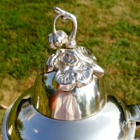 Английска кана,чайник никелово сребро. , снимка 8 - Антикварни и старинни предмети - 26268926