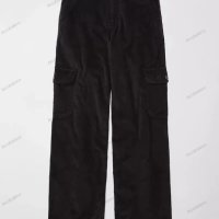 Дамски свободен прав панталон от рипсено кадифе в едноцветен цвят, 5цвята - 024, снимка 12 - Панталони - 43415803