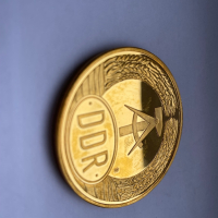 Рядък медал с банкнота - Гьоте, 1975 ГДР, снимка 2 - Нумизматика и бонистика - 44910728
