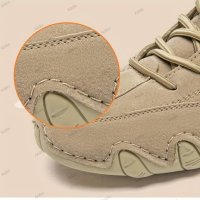 Мъжки ежедневни обувки с връзки от изкуствена кожа с топла подплата, 6цвята - 023, снимка 8 - Мъжки боти - 43090919