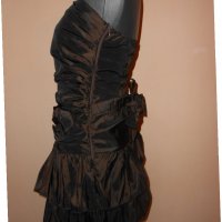 Разкошна елеганта рокля в кафяво , снимка 5 - Рокли - 27747809