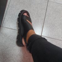 Дамски сандали естествена кожа, снимка 3 - Сандали - 37529664