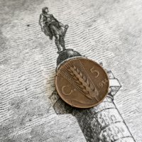 Монета - Италия - 5 чентесими | 1934г., снимка 1 - Нумизматика и бонистика - 28144406