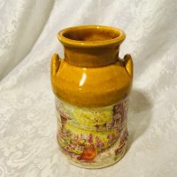 керамична ваза, снимка 5 - Вази - 43662471