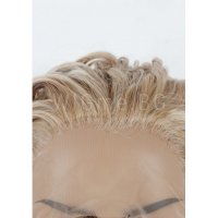 Дълга къдрава кестенява лейс фронт перука Ария, снимка 7 - Аксесоари за коса - 28279403
