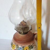 Много красива лампа с флорални мотиви, снимка 5 - Антикварни и старинни предмети - 32413875