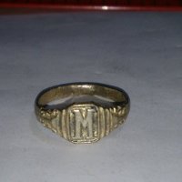 Стар пръстен над стогодишен сачан - 73561, снимка 1 - Антикварни и старинни предмети - 28993449