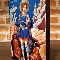 Икона на Свети Пророк Данаил, ikona Sveti Prorok Danail, снимка 3 - Икони - 16145575