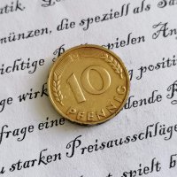 Монета - Германия - 10 пфенига | 1949г.; серия G, снимка 1 - Нумизматика и бонистика - 29050367