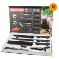 Комплект ножове лукс , снимка 3 - Прибори за хранене, готвене и сервиране - 42996095