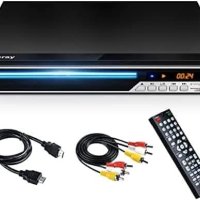 Gueray DVD плейър за телевизор Безплатен DVD CD плейър за всички региони HDMI-съвместим, компактен , снимка 5 - Плейъри, домашно кино, прожектори - 40515582