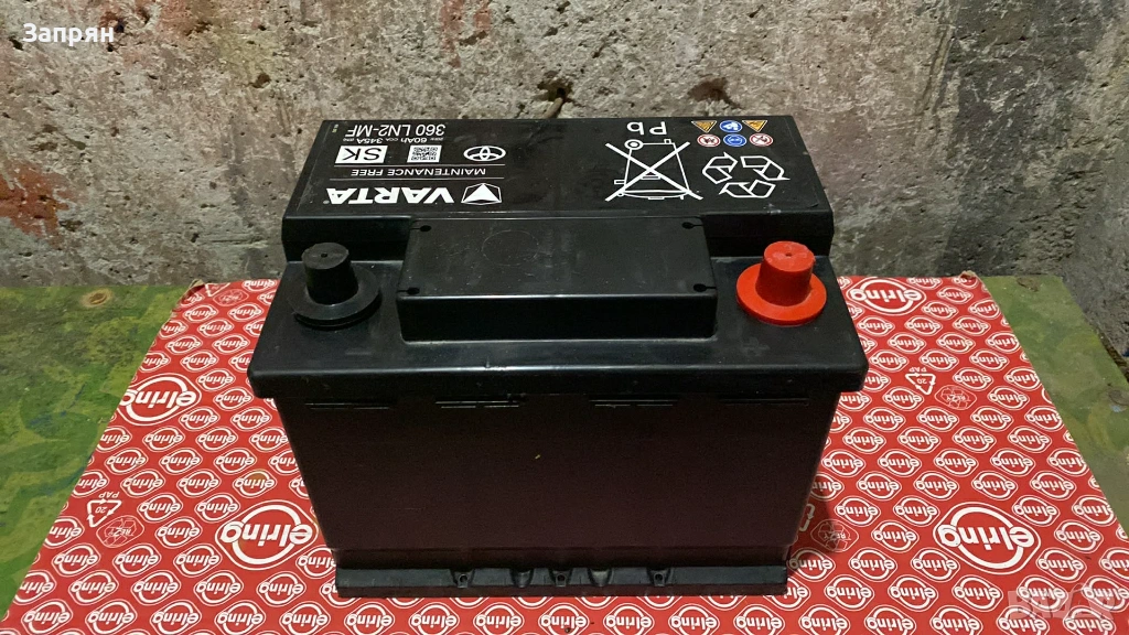 Нов акумулатор 60 амп/ч Варта/Varta оригинален на Toyota/Тойота, снимка 1
