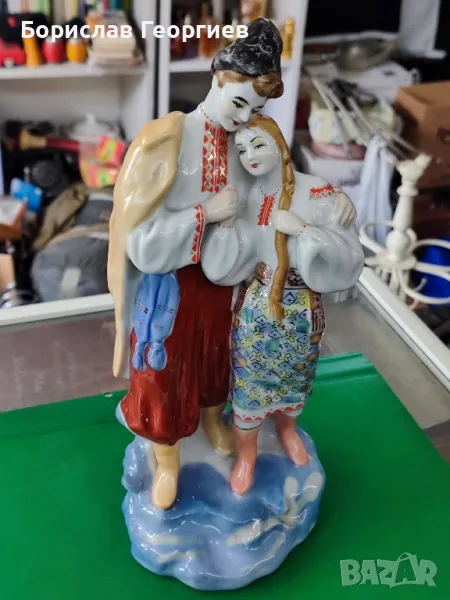 Украинска Порцеланова Статуетка "Майска нощ"  ЗКХ Полонное., снимка 1