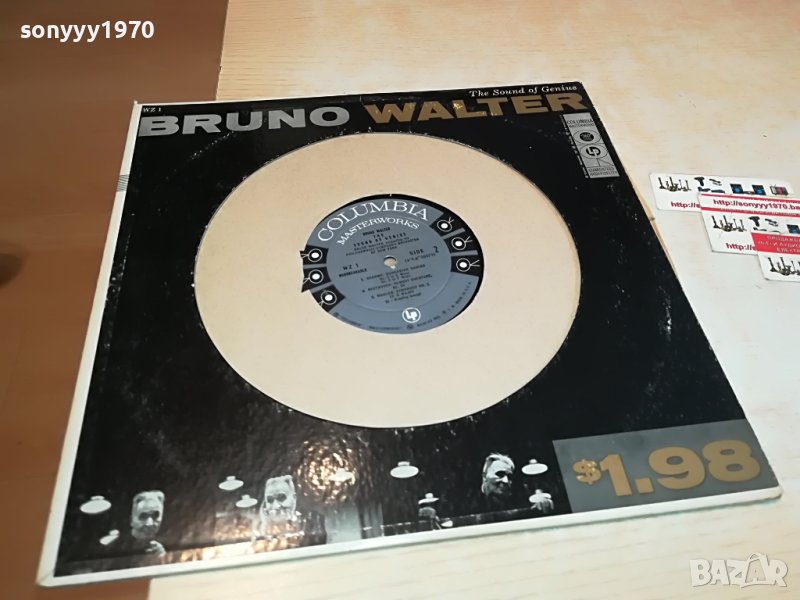 BRUNO WALTER-MADE IN USA-плоча ВНОС GERMANY 1704230859, снимка 1