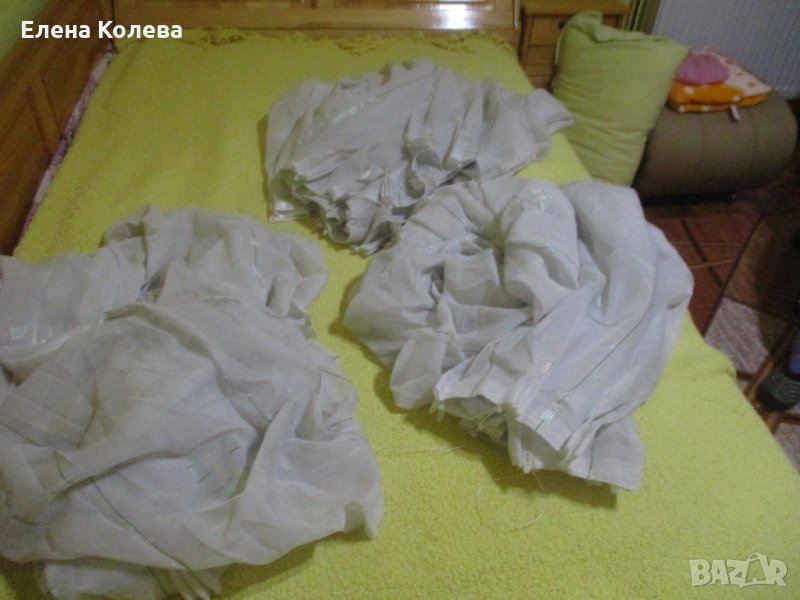 Комплект от 3 пердета тюл, снимка 1