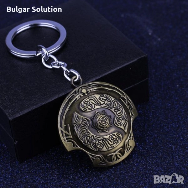 🛡️ 3D DotA 2 SHIELD ключодържател (Щит от The International Tournament) 🖥️ 🤯 🎮, снимка 1