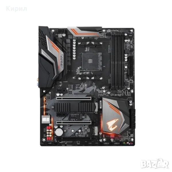 Дънна платка X470 AORUS ULTRA GAMING (rev. 1.0), снимка 1