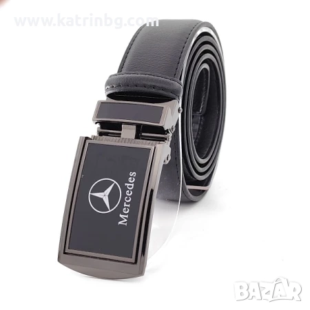 Марков кожен мъжки колан Мерцедес-черен Код на продукта:C-0016, снимка 1